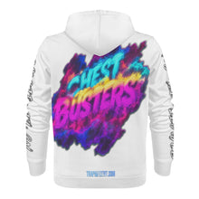 Load image into Gallery viewer, White Chest Buster v1 Hoodie