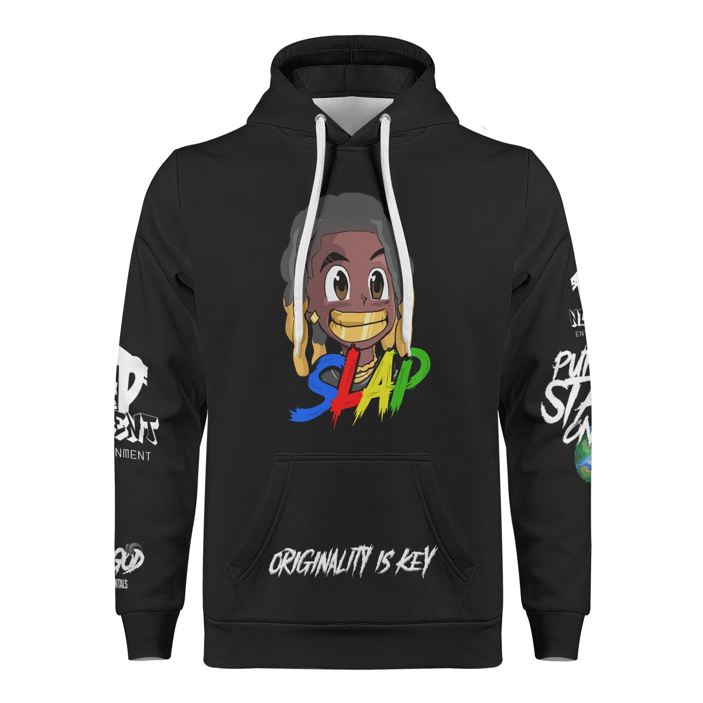 Black Slap Hoodie