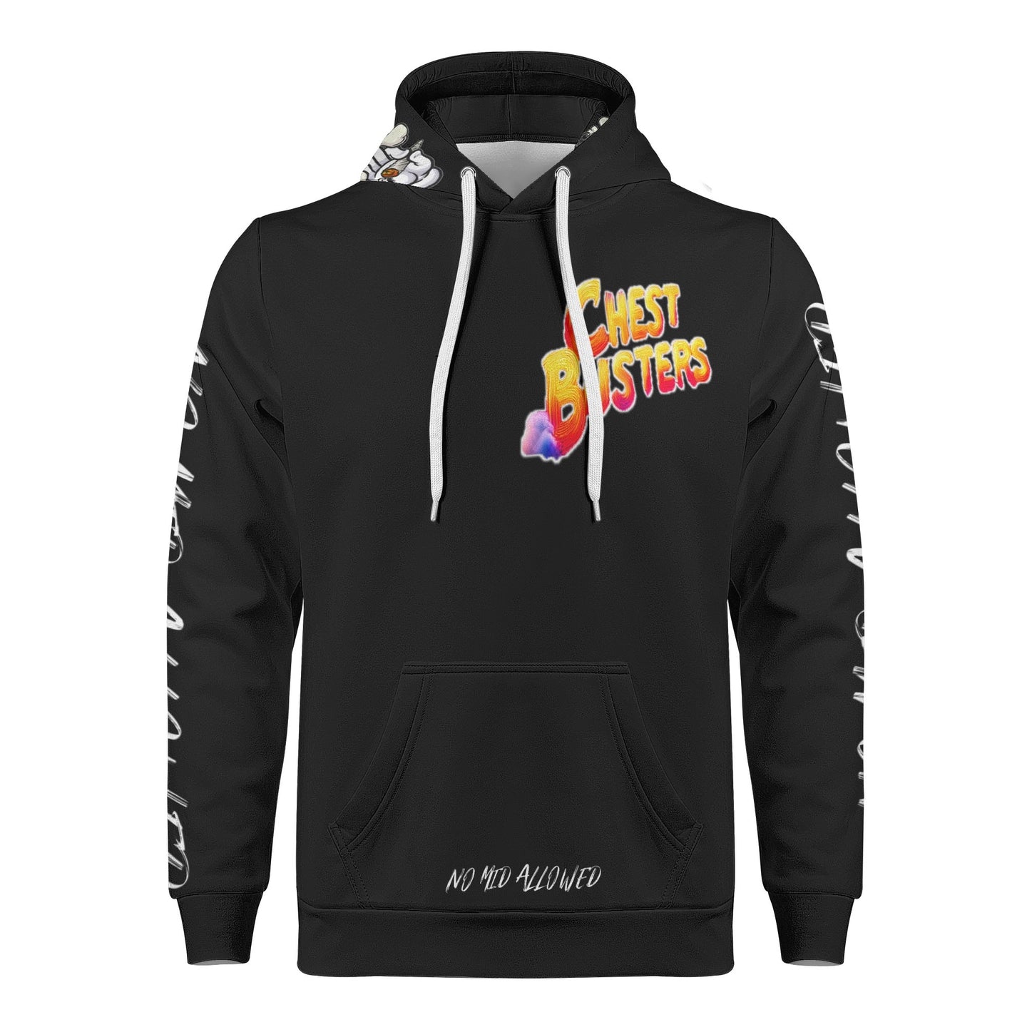 Black Chest Buster v1 Hoodie