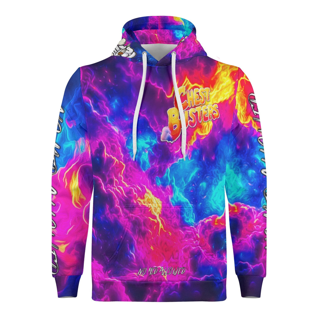 Trippy Clouds Chest Buster v1 Hoodie