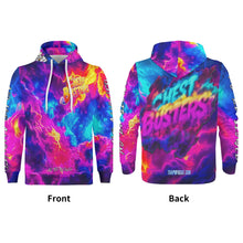 Load image into Gallery viewer, Trippy Clouds Chest Buster v1 Hoodie
