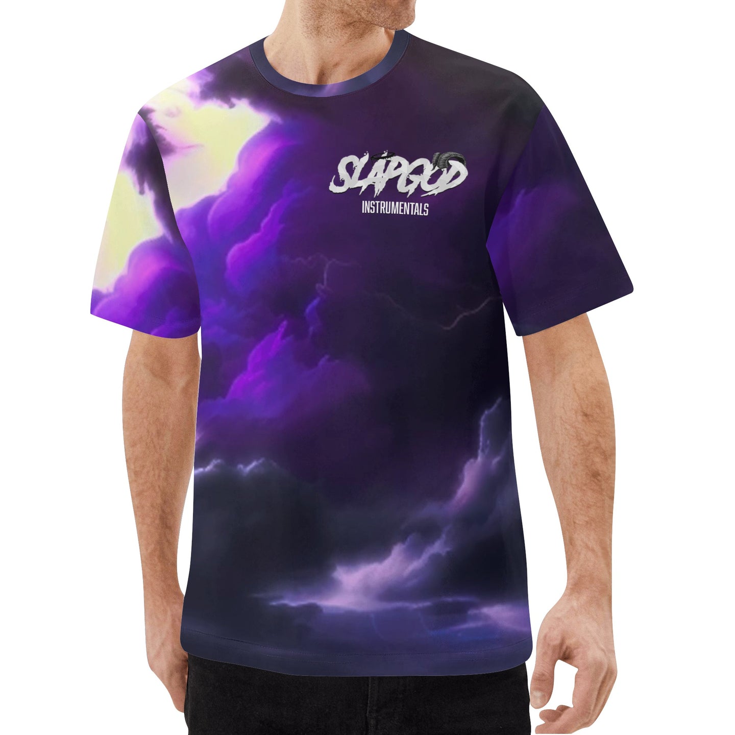 Slapgod Purple Sky Short Sleeve T-Shirt